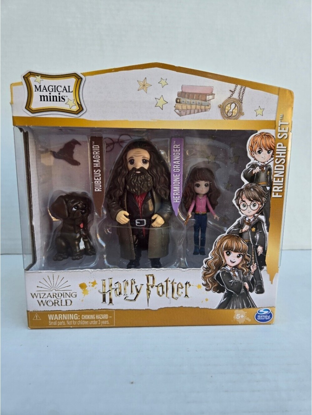 Harry Potter Magical Minis Friendship Set with Rubeus Hagrid, Hermione Granger,